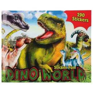 Cuaderno de pegatinas Dino World Sticker Fun