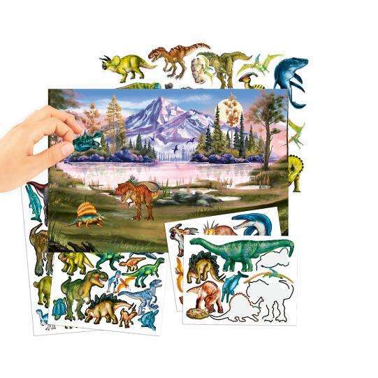Cuaderno Dino World con pegatinas en relieve - Imagen 3