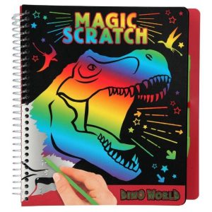 Cuaderno Dino World Magic-Scratch Book