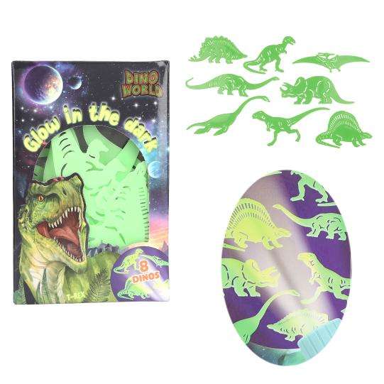 Dino World pegatinas glow in the dark - Imagen 2