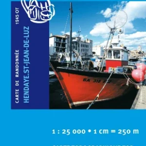 Mapa IGN 1245 OT Hendaye. St Jean de Luz