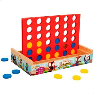 Juego Cuatro en Raya madera Spidey Marvel