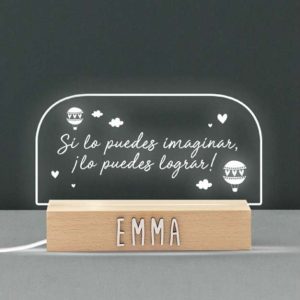 Lámpara personalizada Si lo puedes imaginar