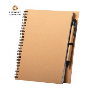 Libretas kraft con bolígrafo