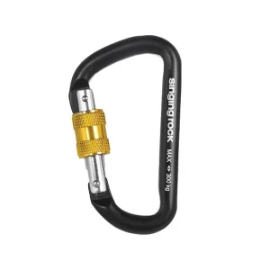 Mosquetón auxiliar Mini D rosca SINGING ROCK