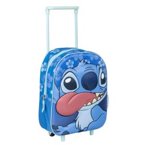 Mochila 3D Stitch Disney 31cm con carro