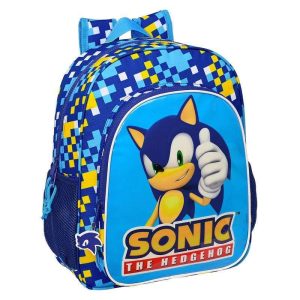 Mochila junior Sonic The Hedgehog adaptable a carro