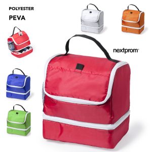 Bolsa nevera de tela con dos compartimentos