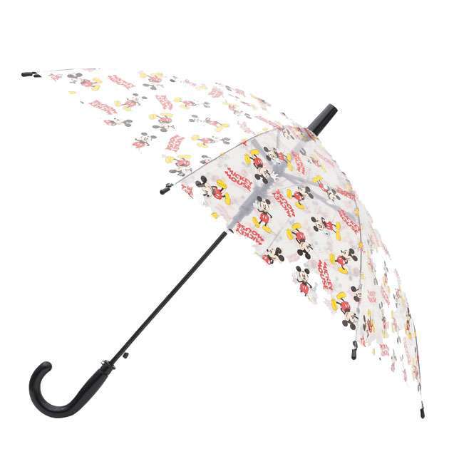 Paraguas automático Mickey Disney transparente