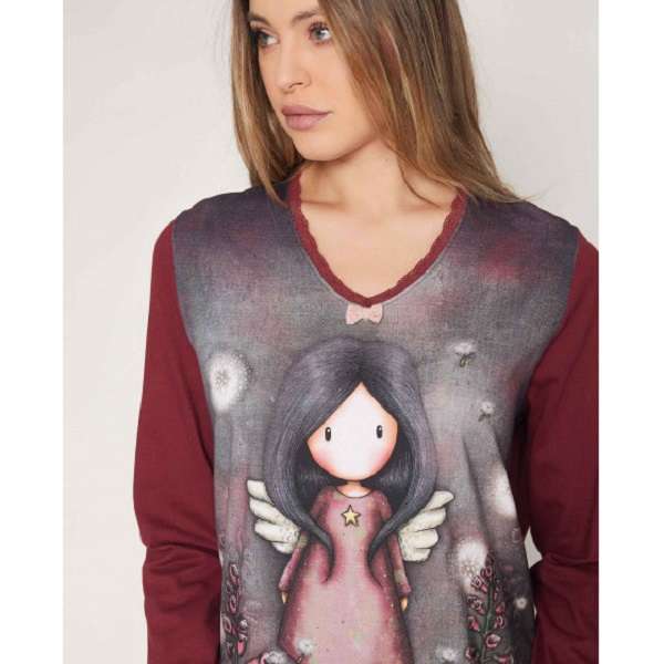 Pijama mujer Gorjuss Little Wings invierno - Imagen 3