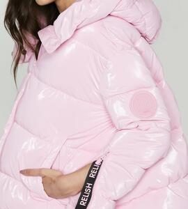 plumifero rosa mujer