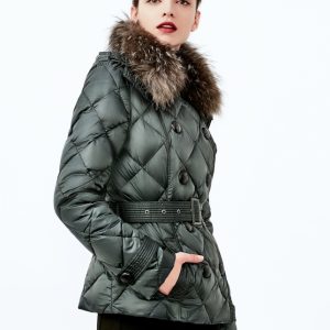 plumiferos verdes mujer