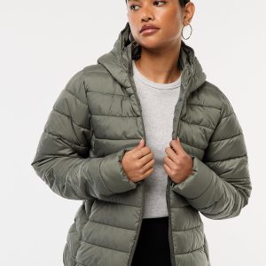 plumiferos verdes mujer