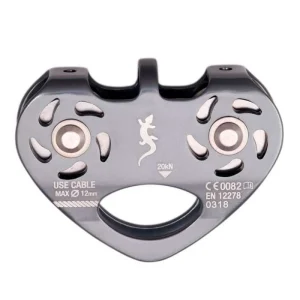 Polea doble eje para tirolinas de cable FIXE