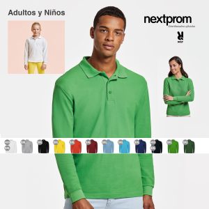 Polos manga larga unisex y mujer