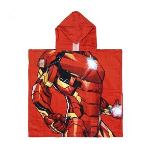 Poncho toalla Iron Man Avengers Marvel algodón