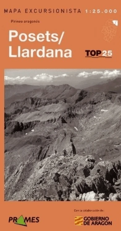 Mapa PRAMES Posets – Llardana 1:25.000